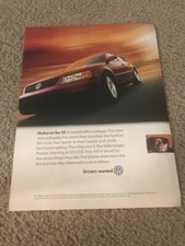 Vintage 1998 VOLKSWAGEN VW PASSAT Car Print Ad 1990s "DRIVERS WANTED" 