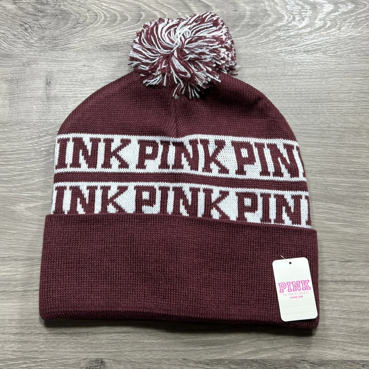 ?? Victoria Secret Muted Pink Hat and Mitten Set Victoria main image 4