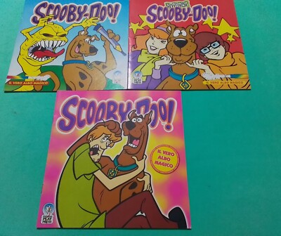 SCOOBY-DOO! 3 VERSCHIEDENE MAGISCHE ALBEN - PLAY PRESS - AUS SAMMLUNG
