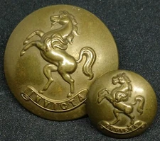 WWI 20th County Of London Battalion Blackheath & Woolwic 29mm & 19mm Buttons