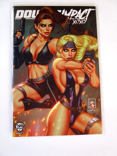 2X JUEGO DE 2 FUNDAS DOBLE IMPACTO COURTNEY ROSE JUEGO DE LIBROS BAD GIRL MERC COMICS EE102 - Imagen 3 de 4