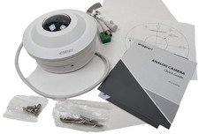 Hanwha Techwin HCF-8010V 5MP WDR Outdoor Analog HD Fisheye Dome Camera NEW