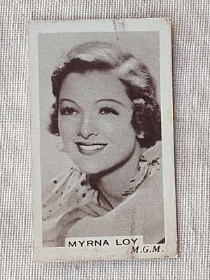 Facchinos Schokoladenoblaten Cinema Stars 1936 #29 Myrna Loy