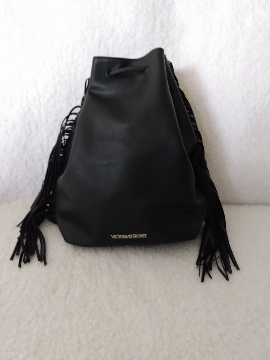 Victorias Secret Fashion Show Backpack Purse Bag Black Faux  display picture 1