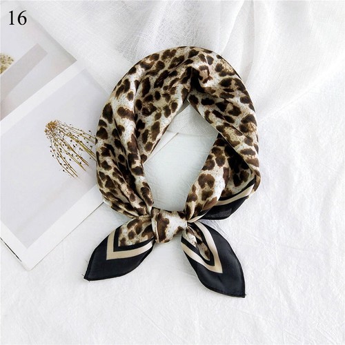 Fashion Silk Satin Hair Scarf For Women Small Shawl Bandana Head Bag Neck Scarf☾ - Picture 25 of 29