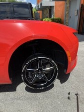 2x Star 5 Spoke Front Drag Racing Wheels 18x5 5120 -25et For 10-20 Chevy Camaro