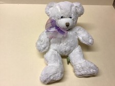 First  Main White Dena Teddy Bear Plush 10 Inches