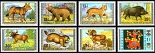 MONGOLIA  #562 - 569 1969 Wildlife BEAR  WOLF MARMOT  SHEEP L Mint NH Complete