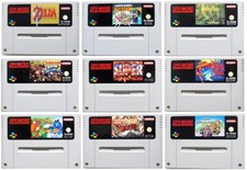 SUPER NINTENDO SPIEL AUSWAHL - MARIO KART / SECRET OF MANA / ZELDA / DONKEY KONG