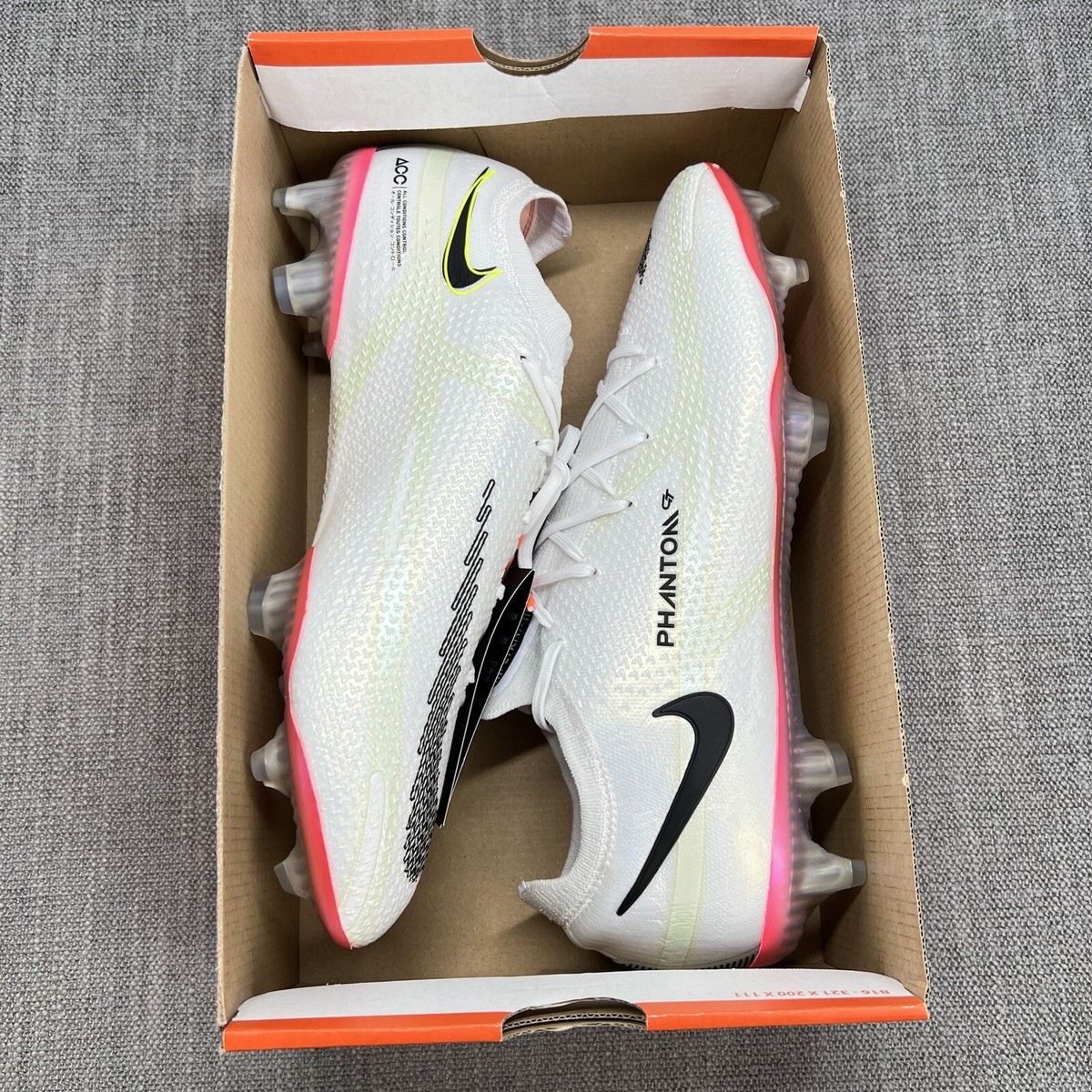 Nike Phantom GT2 Elite FG White Bright Crimson Rawdacious