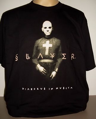 Slayer Diabolus In Musica T-Shirt Size S M L XL 2XL 3XL Thrash