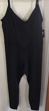 Women's Corset Bodysuit - JoyLab Black Upper Tank Top Bottom Pants NWT MSRP $40