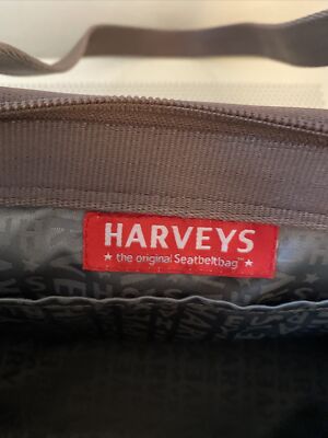 HARVEYS SEATBELT BAG - BROWN | eBay
