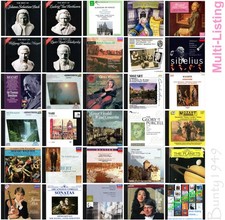 CLASSICAL MUSIC : CD MULTI-LISTING Many never played GN06