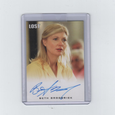 LOST ARCHIVES BETH BRODERICK AS DIANE JANSEN AUTOGRAPH CARD