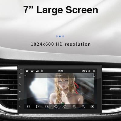 7'' Android 10 GPS WiFi Bluetooth Autoradio MP5-Player Carplay + 4 LED-Kamera