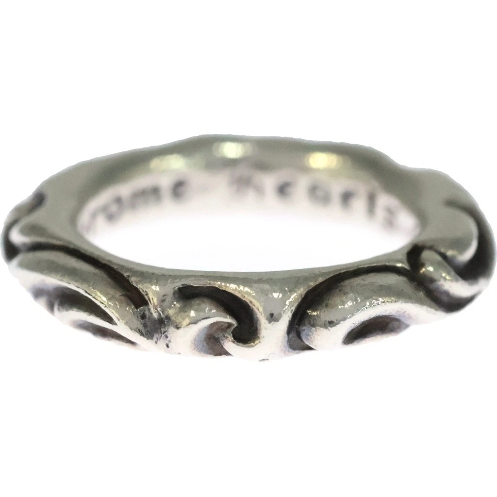 Chrome Hearts SCRL BAND Ring 925 US#6-1/4 P0081040