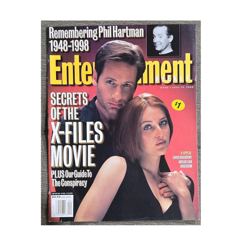 Entertainment Weekly Issue 436 June 1998 X-Files Movie Phil Hartman Tribute