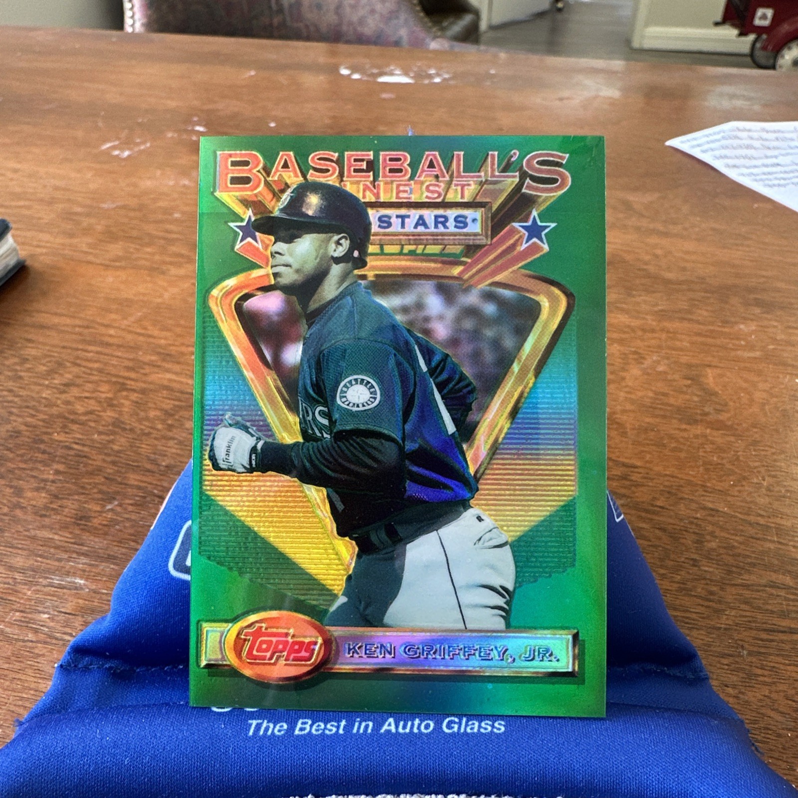 1993 Topps Finest Ken Griffey Jr Refractor Beauty 🔥 #110