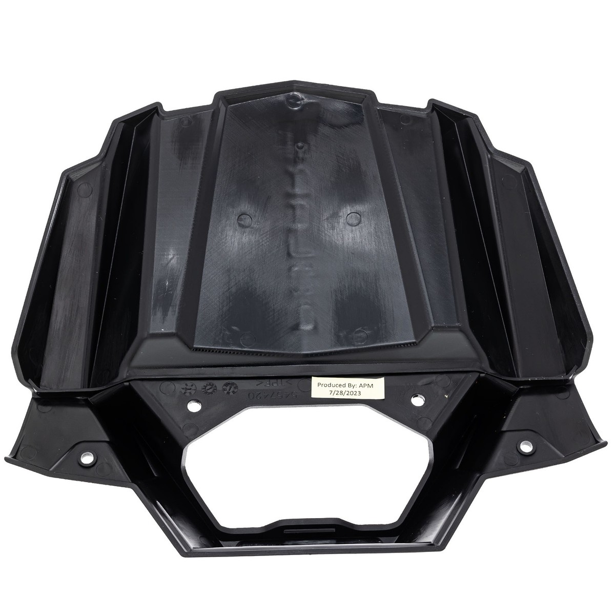 Polaris 5457420-070 Gloss Black LWT Snow Flap RMK Slash Pro