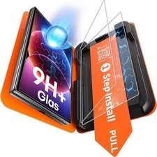 2 Pack Samsung Galaxy Z Fold 8 Screen Protector,1-Step Install Auto Dust Removal