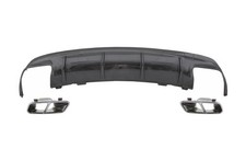 Diffusor f&uuml;r Mercedes CLA W117 13-18 Facelift CLA45 Kohlenstoff Look Schalld&auml;m