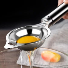Egg Yolk White Separator – Easy Kitchen Gadget Sieve Tool for Baking & Cooking