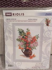 Riolis Cross Stitch Kit Bouquet With Physalis