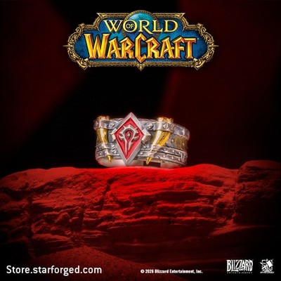 Starforged x World of WarCraft Horde Bronze Ring Adjustable