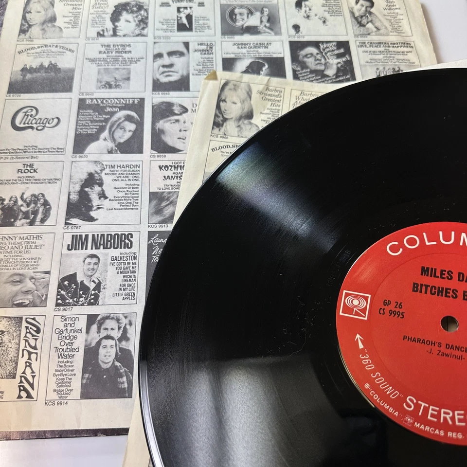 Bitches Brew Record Vinyl Miles Davis Columbia CS 9995 1st Press 2 Eye - Image 4 of 4