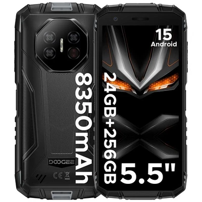 DOOGEE Fire3Ultra Outdoor Handy Android 15 Smartphone 24GB+256GB 8350mAh 2025 DE