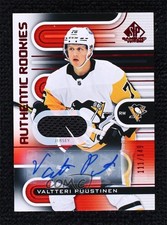 2022 SP Game Used Authentic Rookies Red Jersey /149 Valtteri Puustinen Auto 0wx2