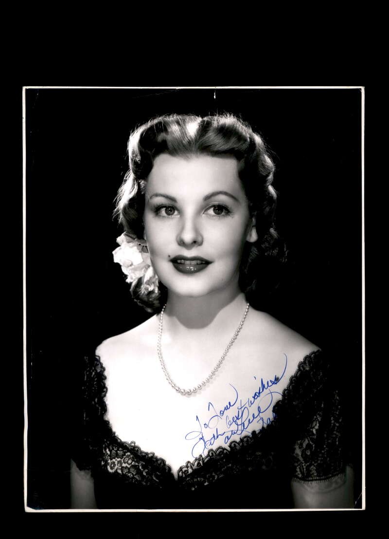 Arlene Dahl JSA Loa Signed 8x10 Photo Autograph