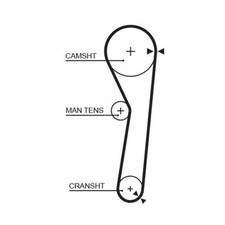 Zahnriemen Gates 5316 Powergrip™ für Daihatsu Dana