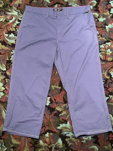 Pantaloni Vans 36 (36x24 5) Autentici Chino Relaxed Fit Gamba Dritta Blu Skater