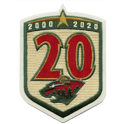 #ad Minnesota Wild 20th Anniversary Season Jersey Patch 2020 21 $15.99