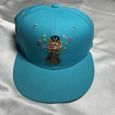 2022 New Era Day Of The Dead Guitar 59FIFTY Fitted Hat Cap 7 1/2