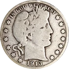 1913-D Barber Half Dollar