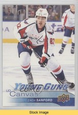 2016-17 Upper Deck UD Canvas Young Guns Zach Sanford #C237 READ y6m