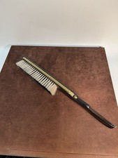 Vintage Japan Faux Wood Clothes Brush  Shoe Horn Valet Grooming Accessory