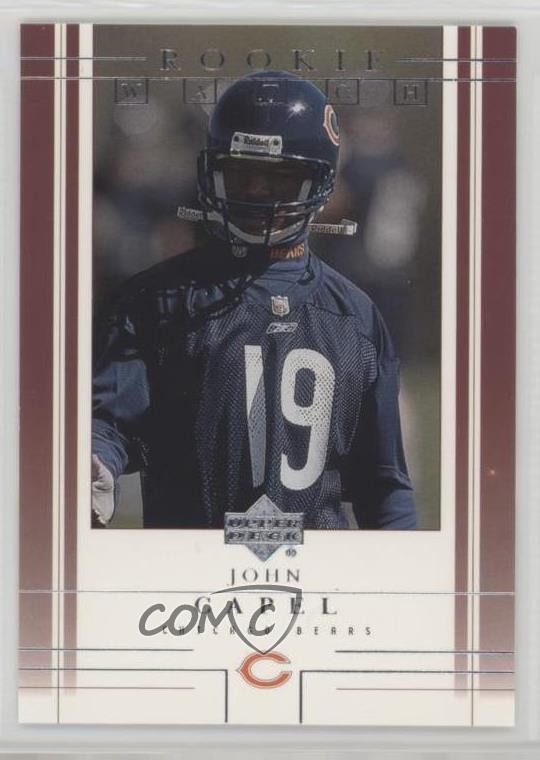 2001 Upper Deck Rookie Watch John Capel #275 Rookie RC 13h2