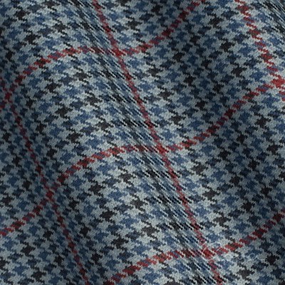 VINTAGE SCOTTISH 100% WOOL FABRIC 2.0 meters length