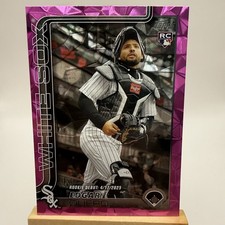 2025 Topps Update #US325 Edgar Quero Pink Diamante Foil MLB Debut