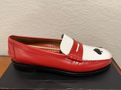 SEBAGO Classic Dan Gambling Men's Penny Loafers Slip On Leather Dress Shoes US11