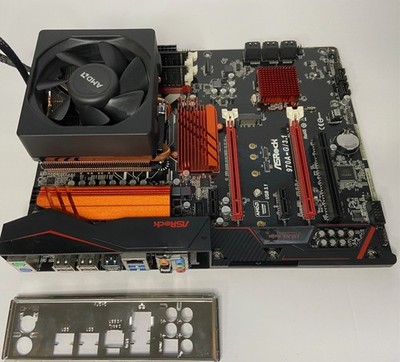 ASRock 970A-G/3.1 + FX-8350 - 16GB DDR3 1600 + I/O shield + heatsink/fan
