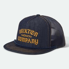 BRIXTON CHAINS HP TRUCKER MESH SNAPBACK CAP D...