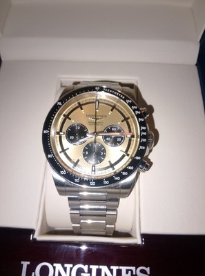 Longines Conquest Automatik Chronograph Tachymeter Edelstahl, Box & Anleitung