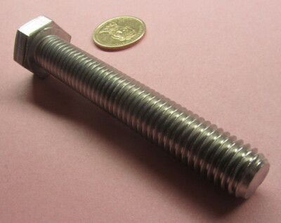 18-8 Stainless Steel Bolt, FT, 5/8-11 x 4.00'' Length, 5 pcs