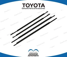 Toyota Prius 2010-15 OEM Genuine Front Rear Door Belt Moulding Weatherstrip SET