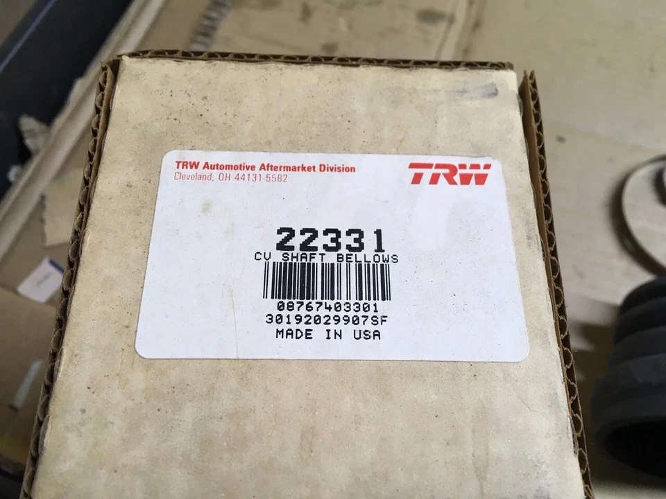 Bota articulada TRW intraborda CV 22331 nueva Foto 2 de 4